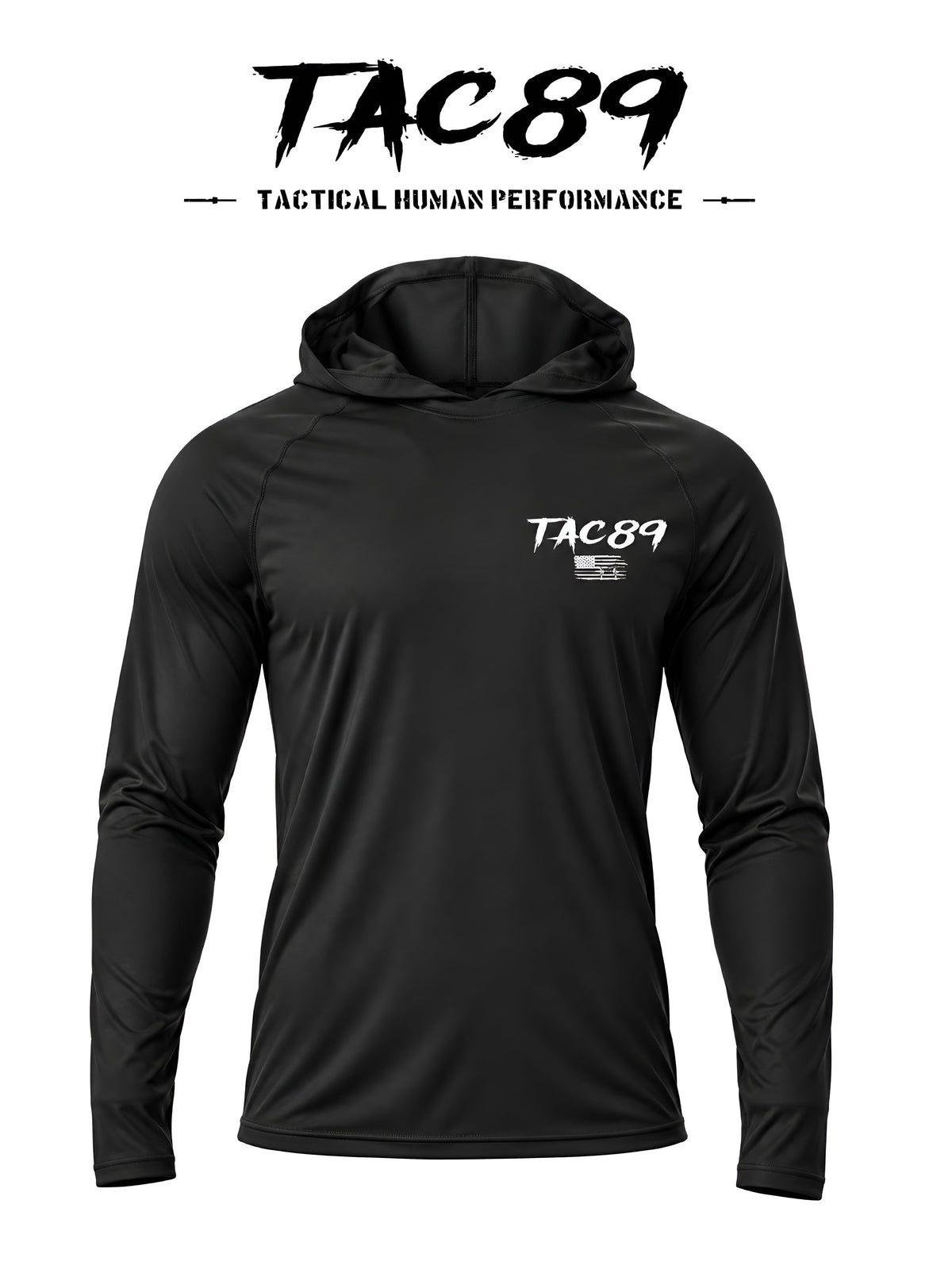 **Pre-Order**: TAC89 Performance Pullover -Athletic Fit- Black