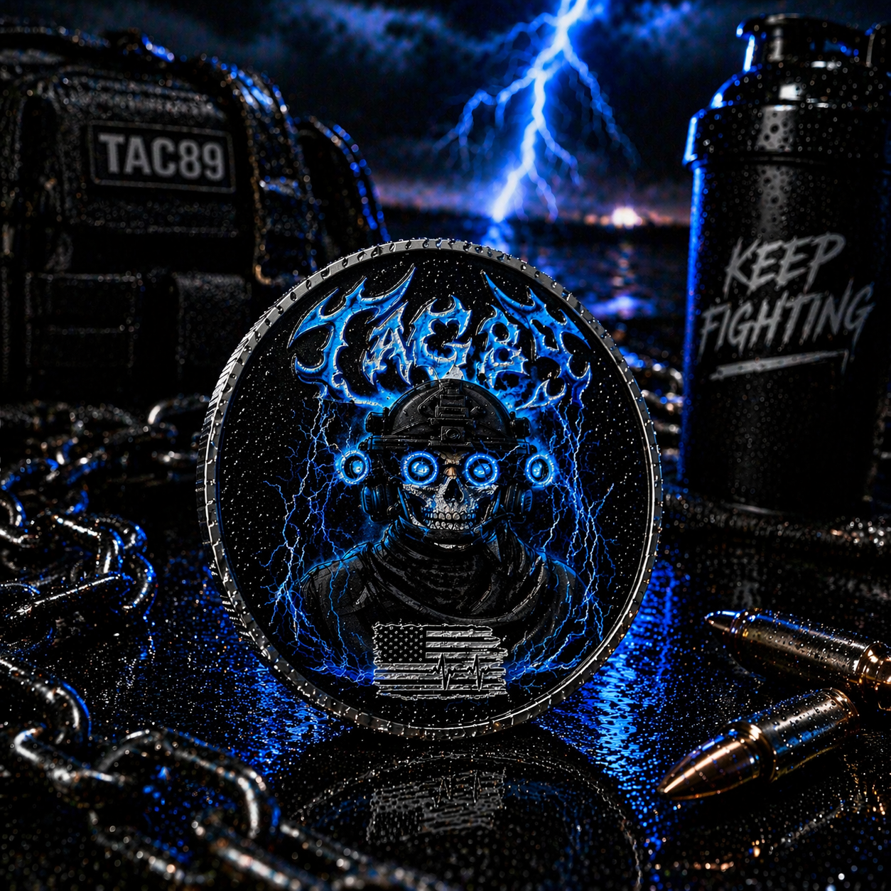 The Official “Keep Fighting” Challenge Coin