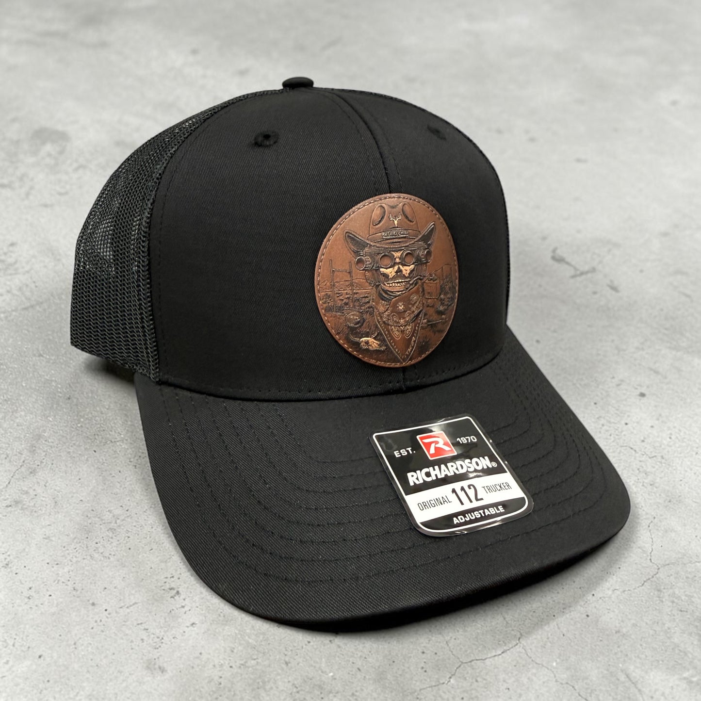 Premium TAC89 Vaquero Táctico Trucker Hat- Black