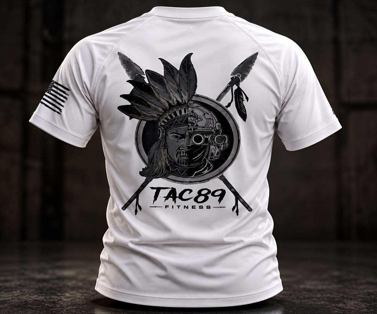 TAC89 Dri-Fit Compression Shirt-White