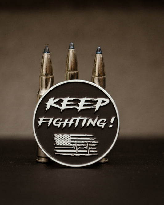 Official “Keep Fighting” Challenge Coin
