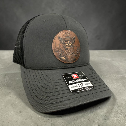 Premium TAC89 Vaquero Táctico Trucker Hat - Gray/Black