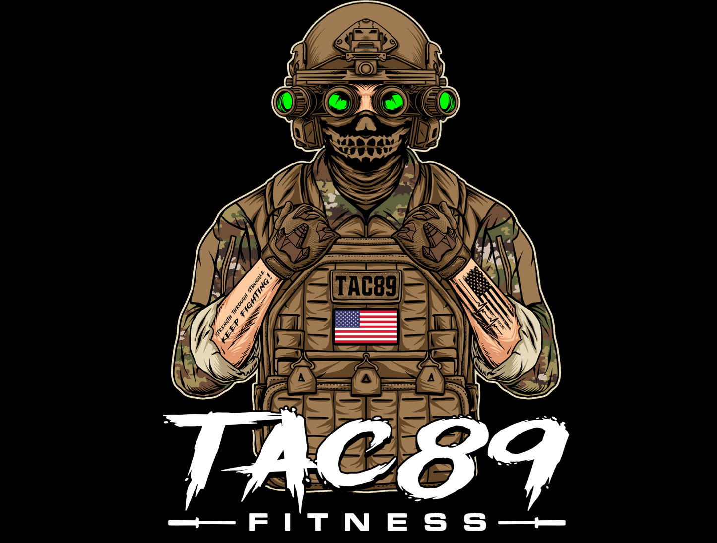 TAC89 “Operator” Cotton Blend T-Shirt -Coyote Brown