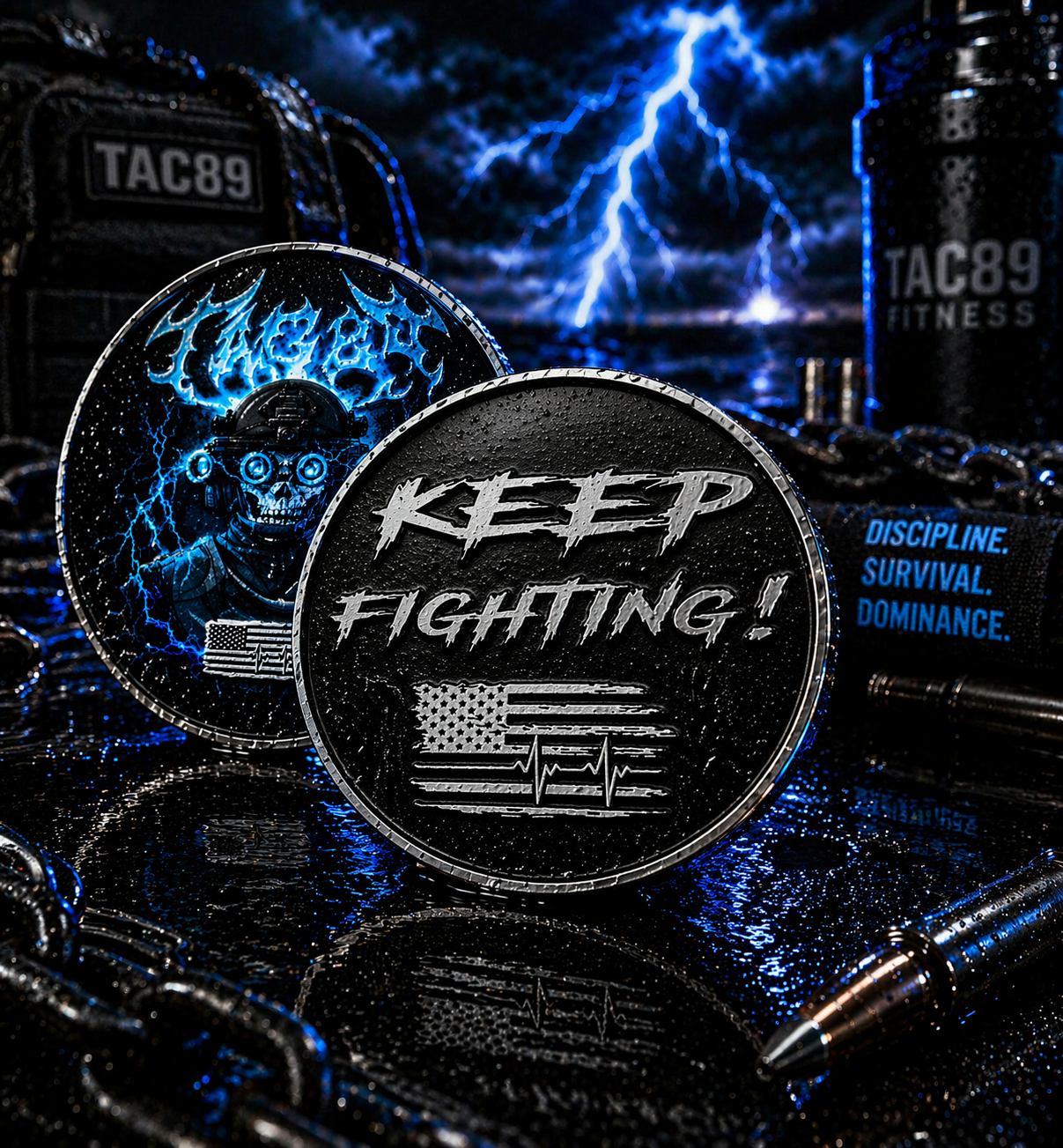 The Official “Keep Fighting” Challenge Coin