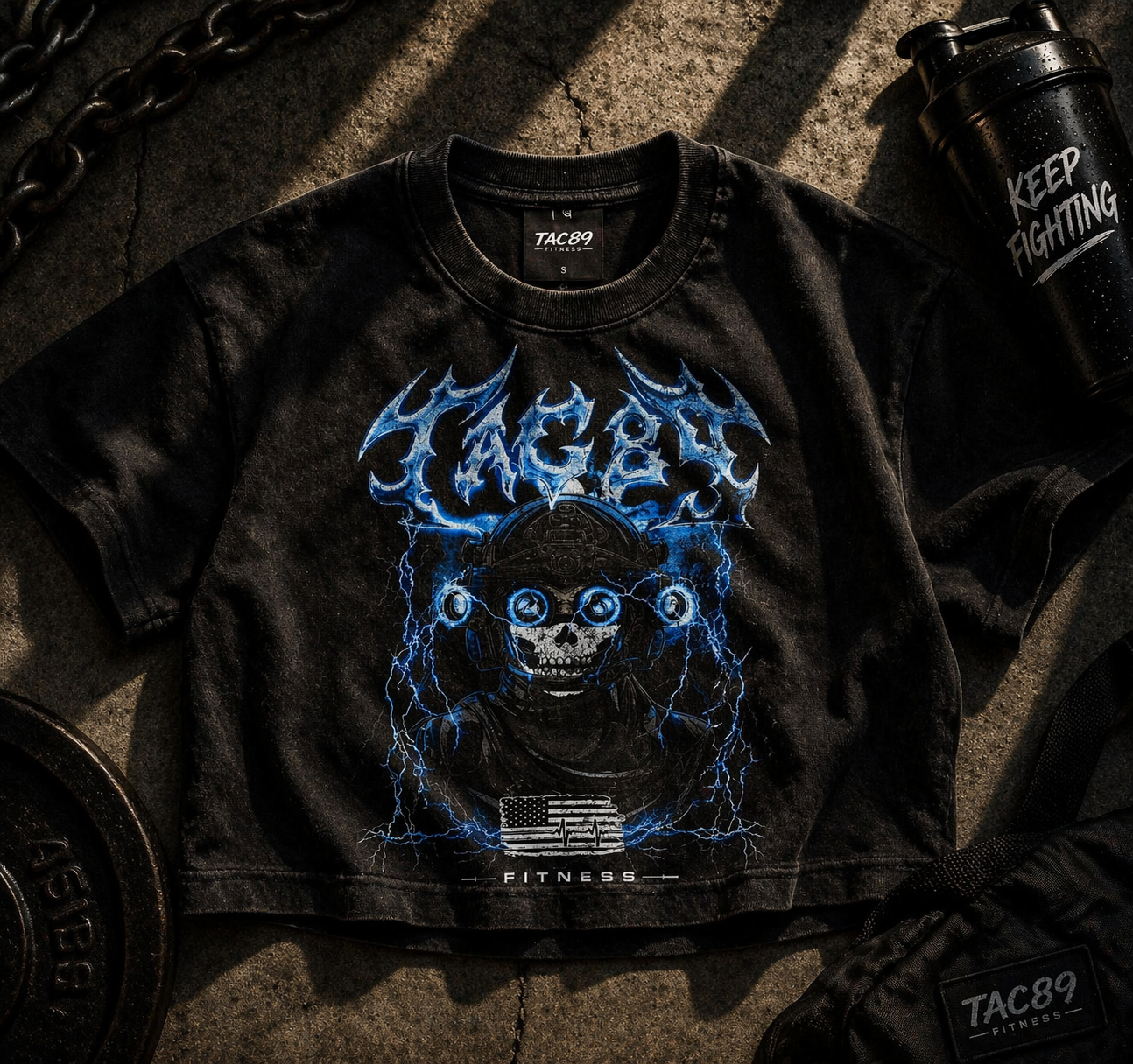 TAC89 Ladies #VINTAGE Crop Top