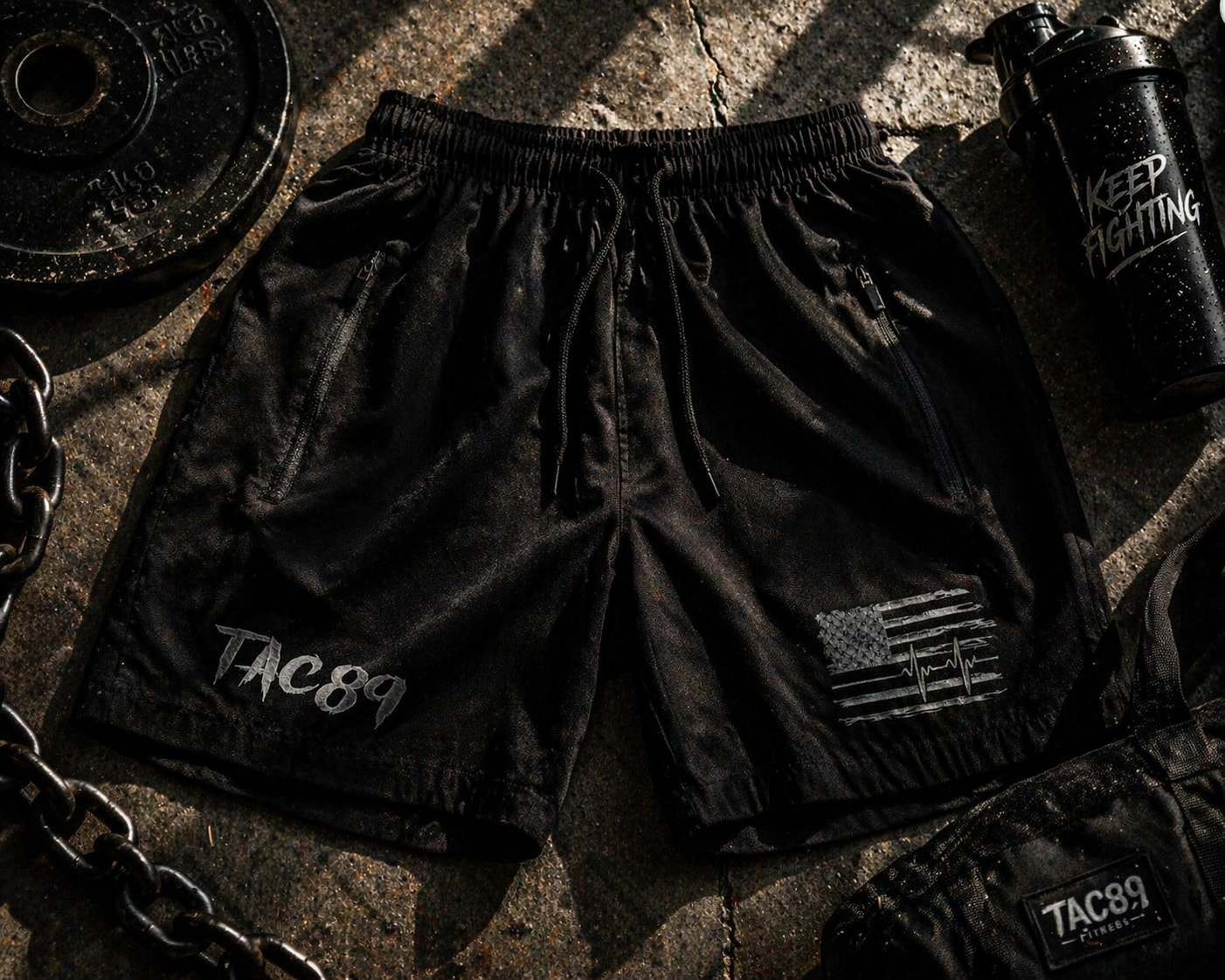 TAC89 Fitness Workout Shorts